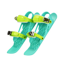 Load image into Gallery viewer, PortableMini Ski Skates Adjustable Binding Short Snow Skis Snowblades Men Women Winter Outdoor Snow Skiing Sports Equipment