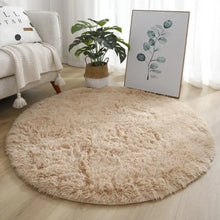 Load image into Gallery viewer, Super Soft Plush Round Rug Mat Fluffy White Carpets For Living Room Home Decor Bedroom Kid Room Decoration Salon Thick Pile Rug