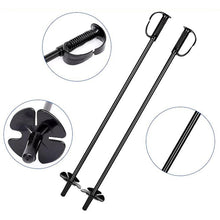 Load image into Gallery viewer, Skiblades with Ski Poles Set Ski Shoes Snowboard for Kids Girl Boy Winter Equipment Sporting Goods Winter Sports Snow Ice Skiing