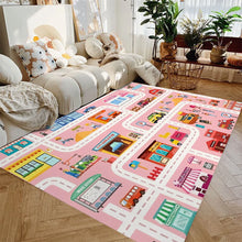 Load image into Gallery viewer, Car Play Mat for Boys and Girls Highway City Traffic-Themed Rugs for Kids Toy Cars Kids Rugs for Playroom Non-Slip Kids Play Rug