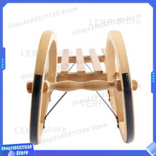 Load image into Gallery viewer, Foldable Solid Wood Adult Sled With Backrest For Snow Skiing Winter Outdoor Sports Equipment Durable Snow Tube Sleigh Adult