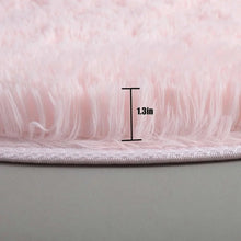 Load image into Gallery viewer, Super Soft Plush Round Rug Mat Fluffy White Carpets For Living Room Home Decor Bedroom Kid Room Decoration Salon Thick Pile Rug