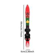 Load image into Gallery viewer, Skiblades with Ski Poles Set Ski Shoes Snowboard for Kids Girl Boy Winter Equipment Sporting Goods Winter Sports Snow Ice Skiing