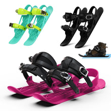 Load image into Gallery viewer, PortableMini Ski Skates Adjustable Binding Short Snow Skis Snowblades Men Women Winter Outdoor Snow Skiing Sports Equipment