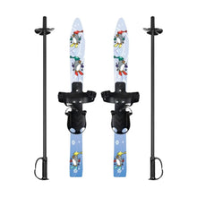 Load image into Gallery viewer, Skiblades with Ski Poles Set Ski Shoes Snowboard for Kids Girl Boy Winter Equipment Sporting Goods Winter Sports Snow Ice Skiing