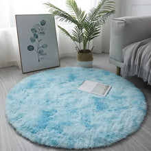 Load image into Gallery viewer, Super Soft Plush Round Rug Mat Fluffy White Carpets For Living Room Home Decor Bedroom Kid Room Decoration Salon Thick Pile Rug