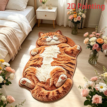 Load image into Gallery viewer, Cute Cartoon Cat-shaped Rug Soft Plush Bedroom Bedside Floor Mat Irregular Living Room Carpet Home Decoration Entrance Door Mat