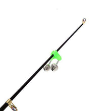 Load image into Gallery viewer, 10 Pcs Fishing Bite Alarms Fishing Rod Bells Rod Clamp Tip Clip Bells Ring Green ABS Fishing Accessory New Hot Fishing Tool - Ole Misc.