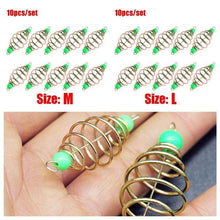 Load image into Gallery viewer, 10 Pcs/Set Spring Hook Blast Hook fishing Stainless Tackle Barbed Spring Fishing Bait Accessories of Fishing Pack - Ole Misc.