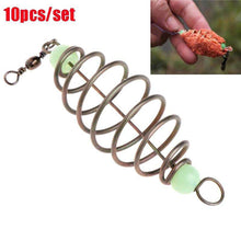 Load image into Gallery viewer, 10 Pcs/Set Spring Hook Blast Hook fishing Stainless Tackle Barbed Spring Fishing Bait Accessories of Fishing Pack - Ole Misc.