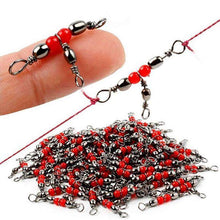 Load image into Gallery viewer, 10 pcs / 20pcs/50pcs Fishing Bearing Ring Connector Solid Brass Barrel Triple Spin Bearing Fishing Equipment Accessories - Ole Misc.