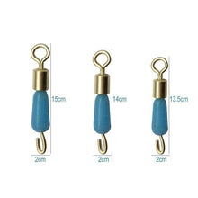 Load image into Gallery viewer, 10pcs Fishing Line Sinker Slides Slip Clips Fishing Swivels Shank Clip Solid Rings Connector Accessories Fishing Hooks - Ole Misc.