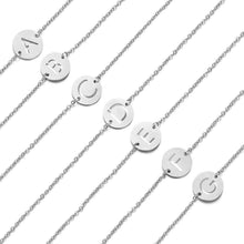 Load image into Gallery viewer, 2019 Stainless Steel A Z 26 English Letter Bracelet Gold Silver Tone Adjustable Name Chain Link Bangle Pulseras Mujer Jewelry - Ole Misc.