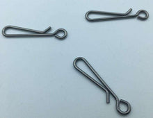 Load image into Gallery viewer, 50Pcs/Lot Stainless Steel Hanging Snap Tackle Tools connector fishing swivels Accessories tackle fishhooks 0# 1# 2# 3# 4# 5# 6# - Ole Misc.