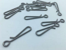 Load image into Gallery viewer, 50Pcs/Lot Stainless Steel Hanging Snap Tackle Tools connector fishing swivels Accessories tackle fishhooks 0# 1# 2# 3# 4# 5# 6# - Ole Misc.