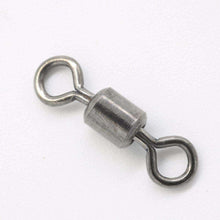 Load image into Gallery viewer, 50pcs Ball Bearing Swivel Solid Ring Fishing Connector Barrel Rolling Swivel Lure Goods For Fishing Sea Fishing Accessories Tool - Ole Misc.