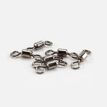 Load image into Gallery viewer, 50pcs Ball Bearing Swivel Solid Ring Fishing Connector Barrel Rolling Swivel Lure Goods For Fishing Sea Fishing Accessories Tool - Ole Misc.