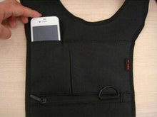 Load image into Gallery viewer, Fashion Mens Anti-theft Phone Package Black Shoulder Bag Hidden Backpack - Ole Misc.