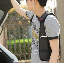 Load image into Gallery viewer, Fashion Mens Anti-theft Phone Package Black Shoulder Bag Hidden Backpack - Ole Misc.