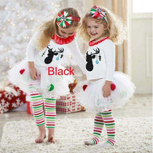 Load image into Gallery viewer, Wonderful Fashion Girls Cute Christmas Infant Toddler Santa Elk Deer Cake Dress 2 Pieces Suits - Ole Misc.