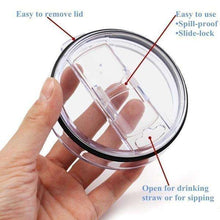 Load image into Gallery viewer, Splash Spill Proof Clear Mugs Replacement Cup Lid for 20 30 OZ Tumbler Cup - Ole Misc.