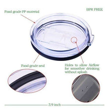 Load image into Gallery viewer, Splash Spill Proof Clear Mugs Replacement Cup Lid for 20 30 OZ Tumbler Cup - Ole Misc.