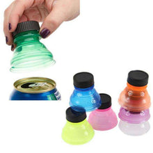 Load image into Gallery viewer, 3Pcs/Set Creative Can Convert Soda Savers Toppers Reusable Bottle Cap Drink Lids Opener Resealable Tops - Ole Misc.