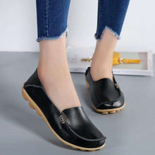 Load image into Gallery viewer, 18 Colors Women's Breathable Soft Leather Loafers Comfort Flats Driving Shoes Indoor Outdoors Slip-on Slippers - Ole Misc.