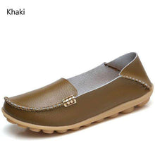 Load image into Gallery viewer, 18 Colors Women's Breathable Soft Leather Loafers Comfort Flats Driving Shoes Indoor Outdoors Slip-on Slippers - Ole Misc.