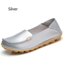 Load image into Gallery viewer, 18 Colors Women's Breathable Soft Leather Loafers Comfort Flats Driving Shoes Indoor Outdoors Slip-on Slippers - Ole Misc.