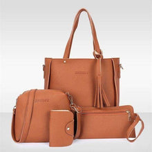 Load image into Gallery viewer, Luxury 4 Set Bags New Fashion Women Handbags Single Shoulder Bag Totes Bag Patent Leather Design Bag - Ole Misc.