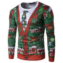 Load image into Gallery viewer, Personality Christmas Tree T-shirt 3D Long Sleeve Print T-Shirt Christmas Gift - Ole Misc.