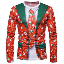 Load image into Gallery viewer, Personality Christmas Tree T-shirt 3D Long Sleeve Print T-Shirt Christmas Gift - Ole Misc.