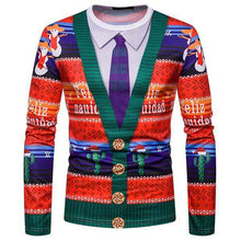 Load image into Gallery viewer, Personality Christmas Tree T-shirt 3D Long Sleeve Print T-Shirt Christmas Gift - Ole Misc.