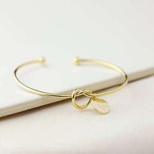 Load image into Gallery viewer, European and American fashion Knot Bracelet with letters personalized initial heart - Ole Misc.