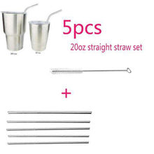 Load image into Gallery viewer, Stainless Steel Straws for 30oz 20oz Tumblers Cups Recycle Straw with Cleaner Brush - Ole Misc.