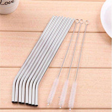 Load image into Gallery viewer, Stainless Steel Straws for 30oz 20oz Tumblers Cups Recycle Straw with Cleaner Brush - Ole Misc.