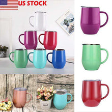 Load image into Gallery viewer, Coffee Mug Double Wall Stainless Steel Cup Travel Tea Insulated Tumbler Thermos - Ole Misc.