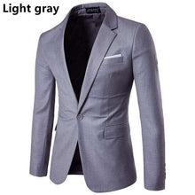 Load image into Gallery viewer, Business and Leisure Suit Lang Groomsman Wedding A Grain of Buckle  Men's Suit Coat - Ole Misc.