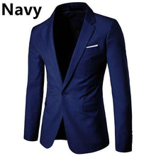 Load image into Gallery viewer, Business and Leisure Suit Lang Groomsman Wedding A Grain of Buckle  Men's Suit Coat - Ole Misc.