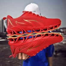 Load image into Gallery viewer, On SALE Newst Men Breathable Flying Weave Running Sport Shoes Fashion Casual Flame Printed Mesh Sneakers Outdoor Lightweight Trainers Shoes - Ole Misc.