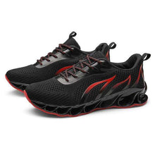 Load image into Gallery viewer, On SALE Newst Men Breathable Flying Weave Running Sport Shoes Fashion Casual Flame Printed Mesh Sneakers Outdoor Lightweight Trainers Shoes - Ole Misc.