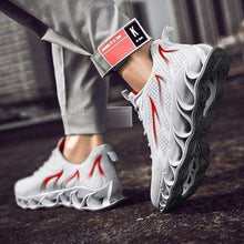 Load image into Gallery viewer, On SALE Newst Men Breathable Flying Weave Running Sport Shoes Fashion Casual Flame Printed Mesh Sneakers Outdoor Lightweight Trainers Shoes - Ole Misc.
