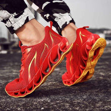 Load image into Gallery viewer, On SALE Newst Men Breathable Flying Weave Running Sport Shoes Fashion Casual Flame Printed Mesh Sneakers Outdoor Lightweight Trainers Shoes - Ole Misc.