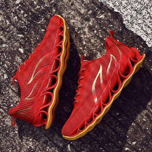Load image into Gallery viewer, On SALE Newst Men Breathable Flying Weave Running Sport Shoes Fashion Casual Flame Printed Mesh Sneakers Outdoor Lightweight Trainers Shoes - Ole Misc.