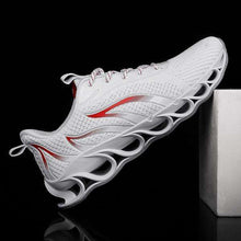 Load image into Gallery viewer, On SALE Newst Men Breathable Flying Weave Running Sport Shoes Fashion Casual Flame Printed Mesh Sneakers Outdoor Lightweight Trainers Shoes - Ole Misc.