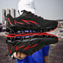 Load image into Gallery viewer, On SALE Newst Men Breathable Flying Weave Running Sport Shoes Fashion Casual Flame Printed Mesh Sneakers Outdoor Lightweight Trainers Shoes - Ole Misc.