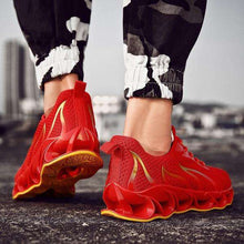 Load image into Gallery viewer, On SALE Newst Men Breathable Flying Weave Running Sport Shoes Fashion Casual Flame Printed Mesh Sneakers Outdoor Lightweight Trainers Shoes - Ole Misc.