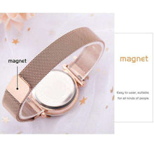 Load image into Gallery viewer, New Luxury Starry Sky Women Watches Rose Gold Bracelet Rhinestones Quartz Ladies Watch Thin Steel Female Wristwatch (1PCS) - Ole Misc.