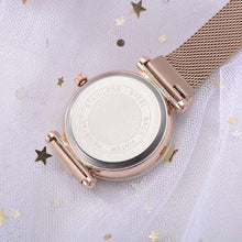 Load image into Gallery viewer, New Luxury Starry Sky Women Watches Rose Gold Bracelet Rhinestones Quartz Ladies Watch Thin Steel Female Wristwatch (1PCS) - Ole Misc.